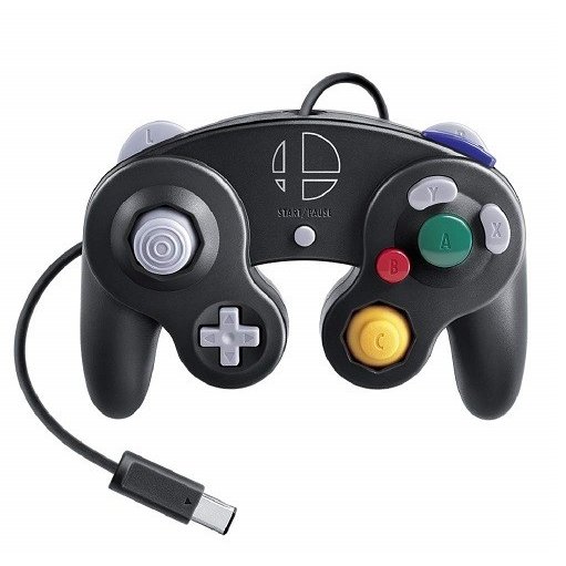【新品】１週間以内発送 ニンテンドー ゲームキューブ コントローラ スマブラブラック HAC-A-GCCKE_1
