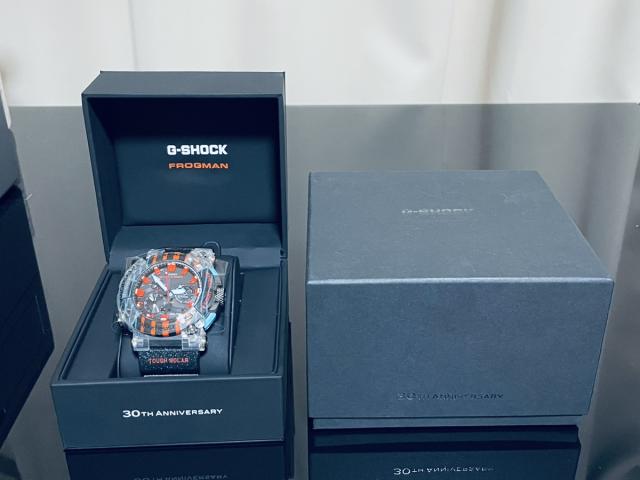 【新品】【即納】プライスタグ・保護フィルム付　CASIO カシオ G-SHOCK ジーショック ダイバーウオッチ FROGMAN 30th Anniversary GWF-A1000APF-1AJR ヤドクガエル 30周年記念モデル