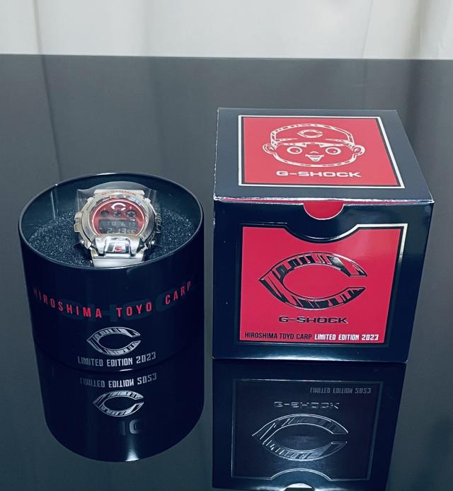 【未使用品】【即納】広島カープ G-SHOCK（2023年モデル） CARP×CASIO DW-6900モデル 限定アイテム 腕時計 グッズ GM-6900CARP23-1JR