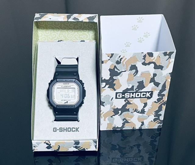 【新品】【即納】 国内正規品 限定モデル カシオ CASIO G-SHOCK ジーショック DW-5600SHB-1JR　黒柴 柴犬 しばいぬ しばけん 日本 shibainu 腕時計