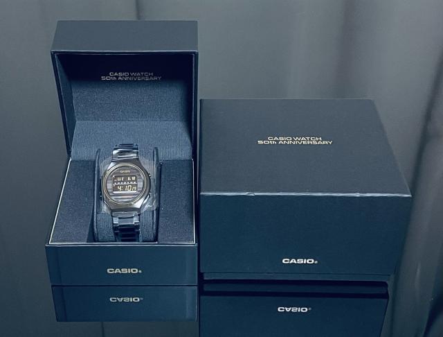 【新品】【即納】CASIO カシオ カシオウオッチ50周年記念モデル CASIOTRON TRN-50ZE-1AJR　腕時計 50th ANNIVERSARY