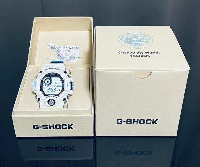 【新品】【即納】 【外箱難あり】タグ付 カシオ ジーショック CASIO G-SHOCK RANGEMAN GW-9408KJ-7JR レンジマン Love The Sea And The Earth EARTHWATCH 腕時計　イルクジ