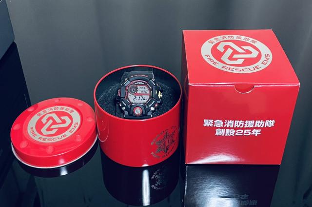 【新品】【即納】CASIO G-SHOCK 腕時計 カシオ 緊急消防援助隊 レンジマン GW-9400NFST-1AJR RANGEMAN 神戸市消防局 仙台市消防局