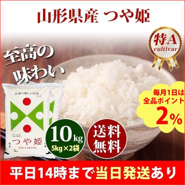 全国総量無料で 令和３年産 つや姫 10kg お米 米 山形産 白米 5kg2袋 特A 送料無料 一部を除く materialworldblog.com