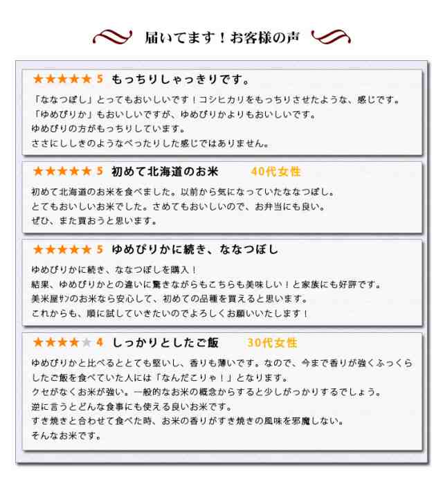 米 20kg 北海道産 ななつぼし 1等米 5kg×4袋 令和4年産 お米 20kg 送料