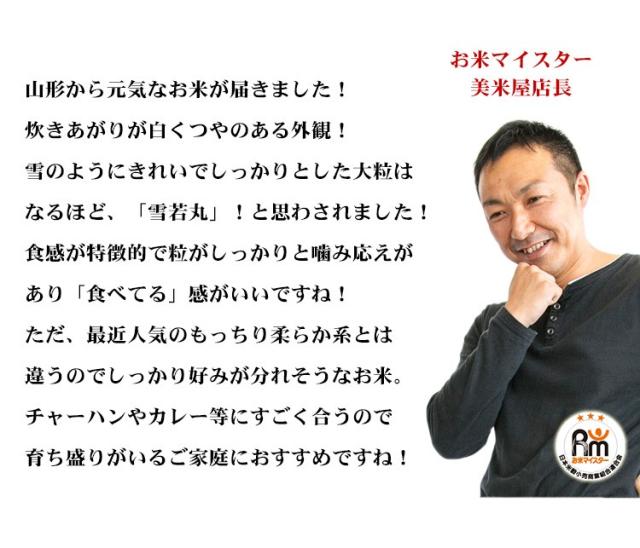 米 10kg 山形県産 雪若丸 ゆきわかまる 5kg×2袋 令和7年産 特A 一等米 お米 10kg 送料無料 北海道・沖縄は追加送料 営業日14時まで即日発送あり 10キロ_7