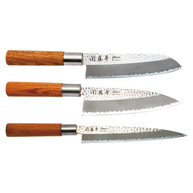 ギフト 包丁 関藤平 classic 鎚起包丁3本組みセット 刺身･三徳･出刃 32070 送料無料 内祝い お祝い お返し 香典返し お供え 熨斗 のし対応