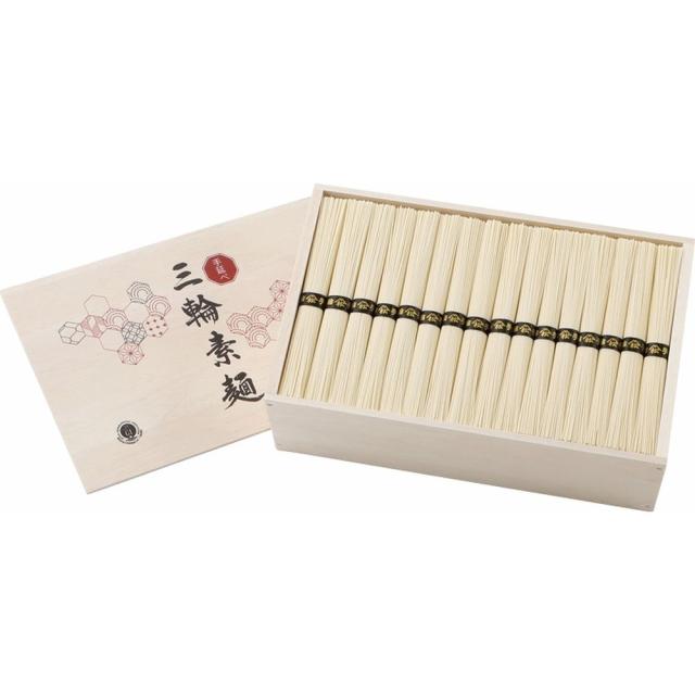 ギフト 麺類 手延べ三輪素麺 レシピ集付 RMX-100 送料無料 食品 内祝い お祝い お返し 香典返し お供え 熨斗 のし対応の通販は 10,994円