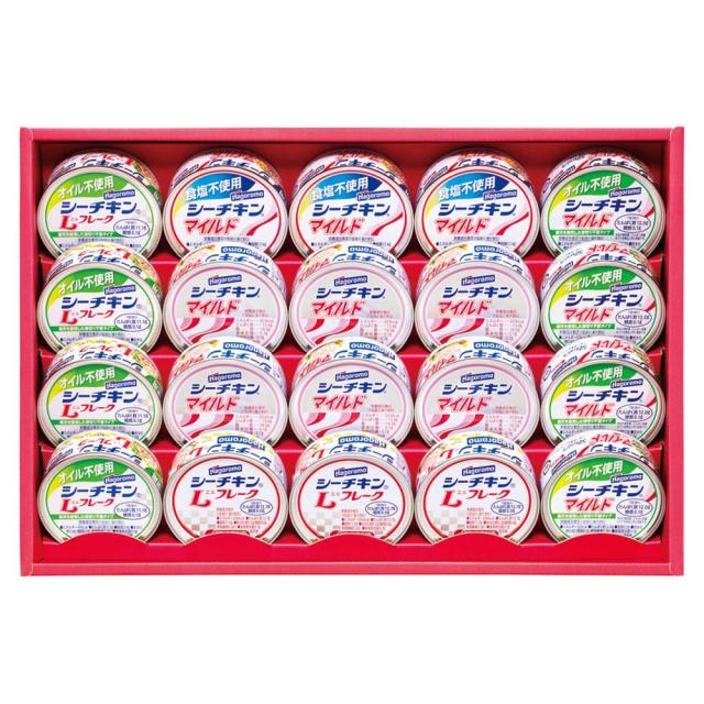 ギフト 缶詰 はごろもフーズ シーチキンギフト SET-50B 送料無料 食品 内祝い お祝い お返し 香典返し お供え 熨斗 のし対応の通販は 6,124円