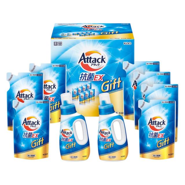 ギフト 洗剤 花王 アタック抗菌EXギフト K･AR-50A 送料無料 内祝い お祝い お返し 香典返し お供え 熨斗 のし対応の通販は 6,050円