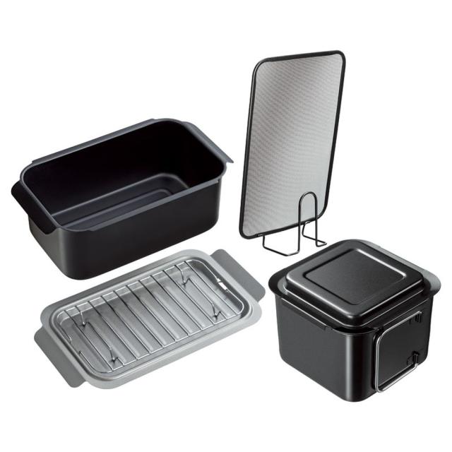 ギフト 調理用品 ポコフリット IH対応角型揚げ鍋3点セットRB-2929 送料無料 内祝い お祝い お返し 香典返し お供え 熨斗 のし対応