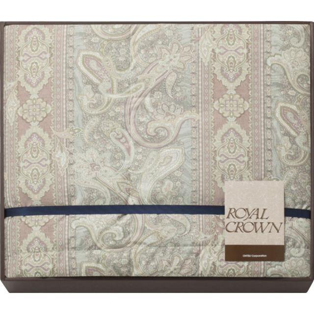 ギフト 布団 ロイヤルクラウン 洗える羽毛肌掛ふとん673870LH-3 送料無料 内祝い お祝い お返し 香典返し お供え 熨斗 のし対応の通販は