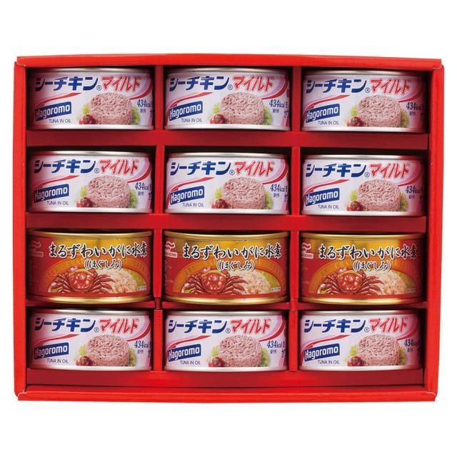 ギフト 母の日 缶詰 かに缶＆シーフードギフトNKH-100A 送料無料 食品 内祝い お祝い お返し 香典返し お供え 熨斗 のし対応