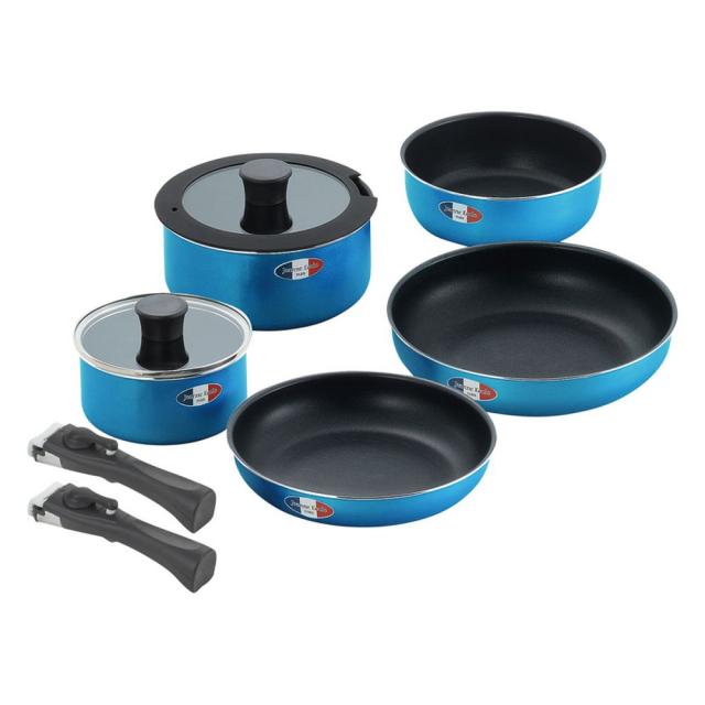 ギフト 調理用品 ジャンヌ･エコール 着脱ハンドル鍋5点セットJE-125 送料無料 内祝い お祝い お返し 香典返し お供え 熨斗 のし対応