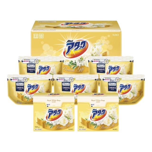 ギフト 洗剤 花王 アタックプレミアムギフトK･AO-50A 送料無料 内祝い お祝い お返し 香典返し お供え 熨斗 のし対応の通販は 6,556円