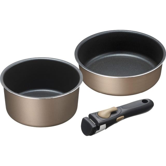 ギフト 調理用品 ブラナーノ2 1H対応着脱ハンドル鍋2点セットMB-2438 送料無料 内祝い お祝い お返し 香典返し お供え 熨斗 のし対応の通販は