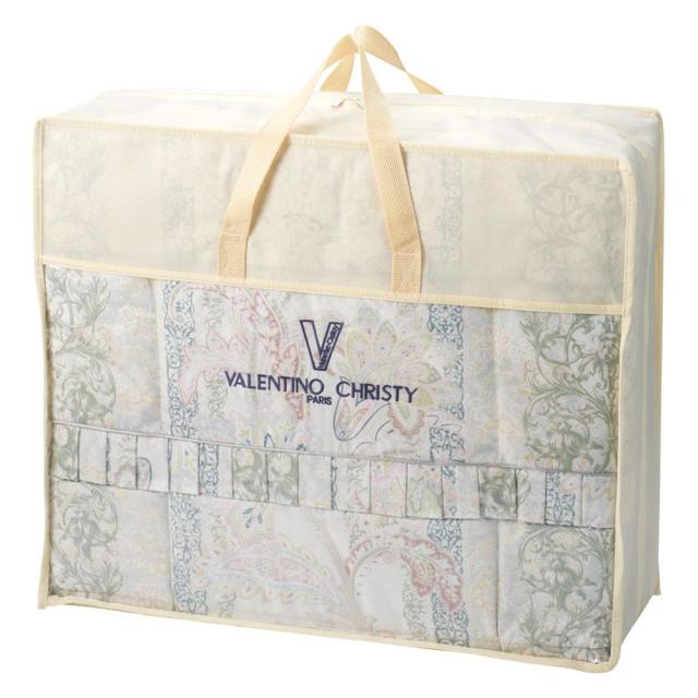 ギフト 布団 ヴァレンティノ･クリスティー 羽毛ふとんバッグ入 ダウン90% VCF-430-7 送料無料 内祝い お祝い お返し 香典返し お供え 熨斗 のし対応