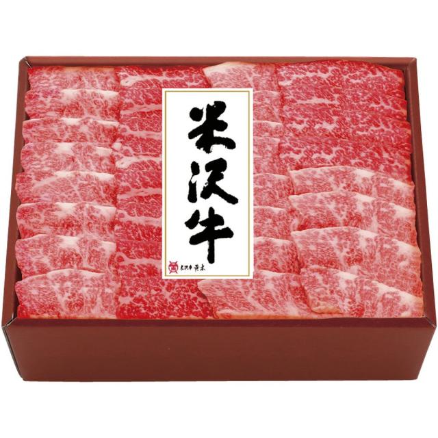 差し上げ物 お中元 牛 米沢牛黄木 米沢牛薔薇焼肉用YBY70 産直 貨物輸送無料 食料雑貨類 内祝い 御祝い しっぺい返し 熨斗 のし相応う