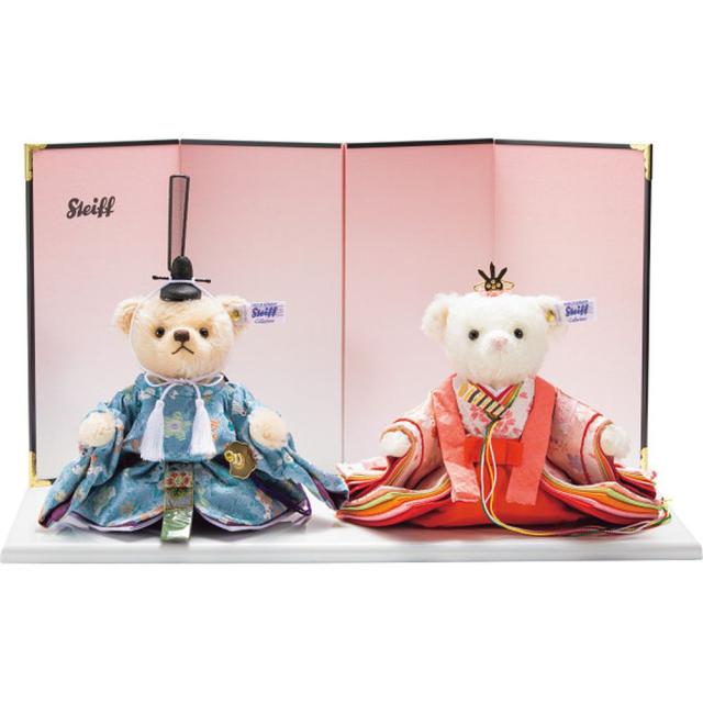 ギフト ぬいぐるみ シュタイフ シュタイフひな人形「桜うさぎ」679230-1 送料無料 内祝い お祝い お返し 香典返し お供え 熨斗 のし対応