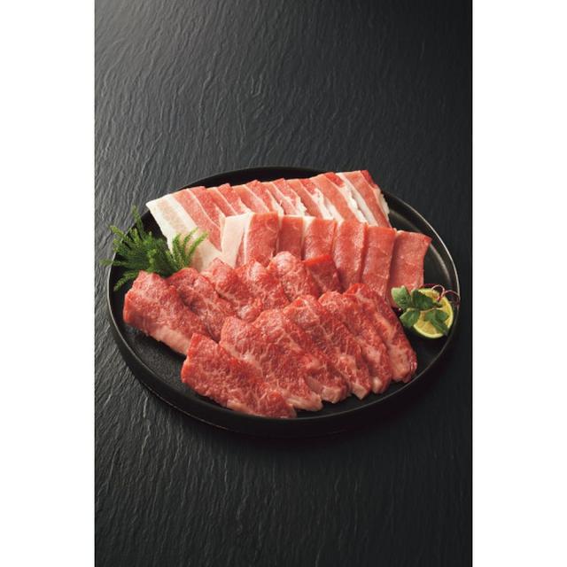 お中元 お返し 内祝い ギフト肉加工品 鹿児島黒豚・黒毛和牛バラ焼肉セット 計600ｇ 産直 新築 お礼 引越し 志 仏事 送料無料 クーポン対象_1