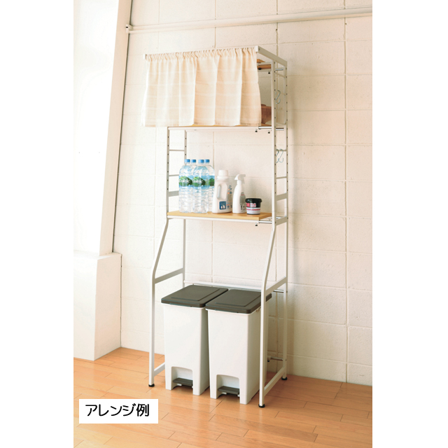 伸縮ラック STR-5018 冷蔵庫ラック ランドリーラック 収納家具