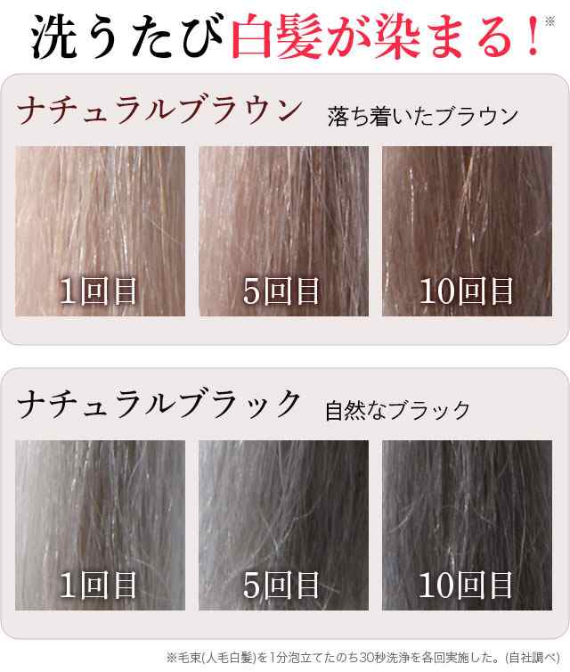 白髪染めシャンプー - ヘアケア