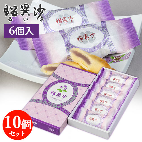 和洋折衷の焼き菓子 南蛮菓「瑠異沙(るいさ)」 6個入×10個セット 大分銘菓 カステラ生地 白餡 まとめ買い ざびえる本舗【送料込】