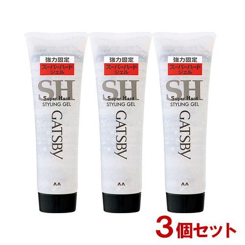ギャツビー (GATSBY) スタイリングジェル スーパーハード ミニ 60g×3個