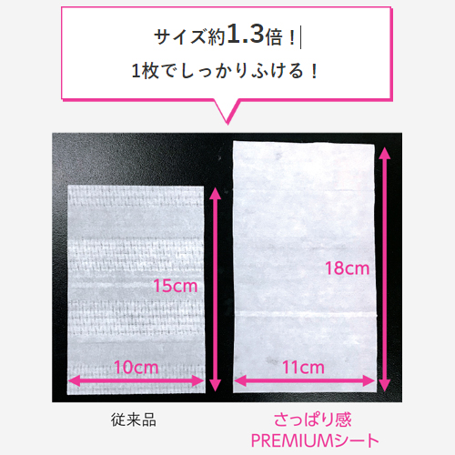 ボディシート 240枚入り さっぱり感 さっぱり感PREMIUMシート クールタイプ ひんやりフローラルの香り