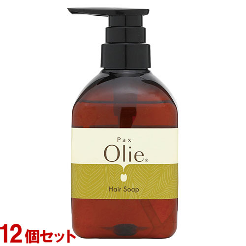ケース販売　パックスオリー(Pax Olie) ヘアソープ シトラス＆ハーブの香り 本体 450ml  石けんシャンプー×１２個セット【送料込】