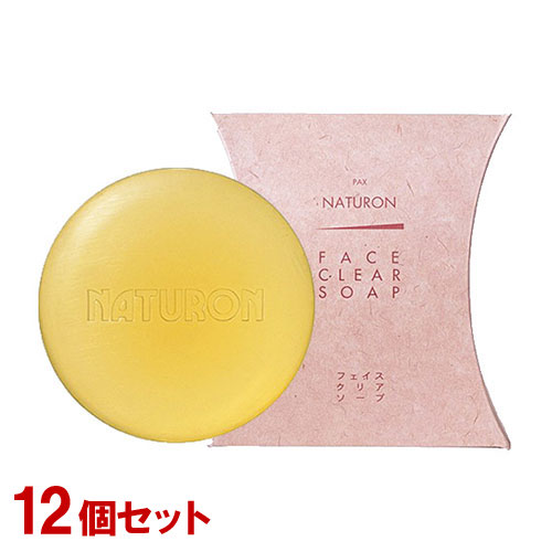 ケース販売　パックスナチュロンフェイスクリアソープ (洗顔石けん) 95g  ×１２個セット【送料込】