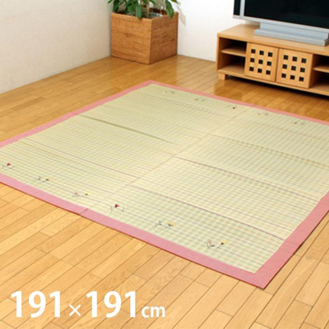 ラグマット 夏用 い草ラグ い草マット 約2畳 約191×191cm 消臭 抗菌の通販は 6,410円
