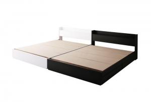 収納付きベッド ワイドK280(D×2) ベッドフレームのみ 組立付き