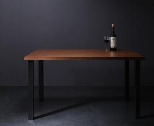 ダイニングテーブル 4人用 120cm ウォールナット モダン 組立付きの通販は