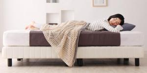 脚付きマットレスベッド セミシングル マットレス付き プレミアムポケットコイル ホテルダブルクッション 組立付きの通販は