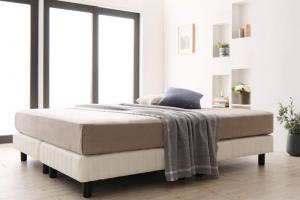 脚付きマットレスベッド クイーン マットレス付き プレミアムポケットコイル ホテルダブルクッション 組立付きの通販は 50,436円