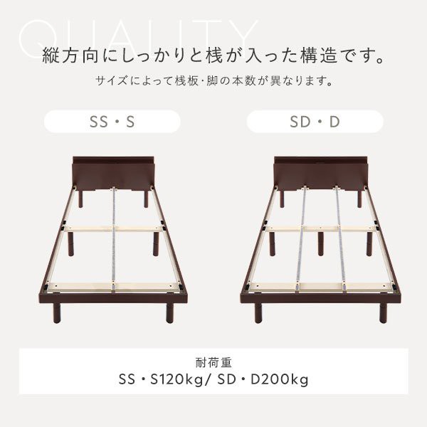 すのこベッド ワイドキング240(SD+SD) マットレス付き 国産ポケットコイル(レギュラー) 高さ調整の通販は