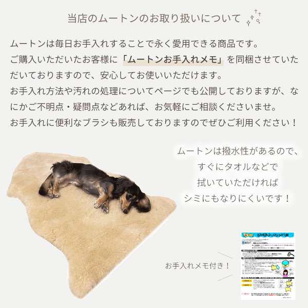 ムートンラグ 4匹サイズ 約90×160cm 天然 ウール100% スプリングラムの通販は