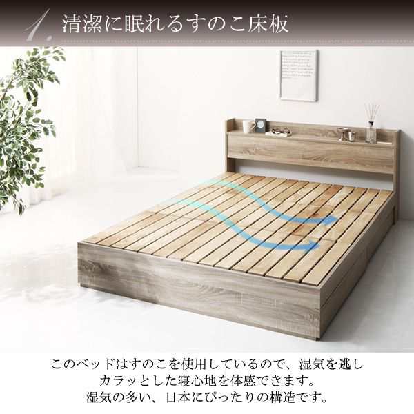 セミダブルベッド マットレス付き プレミアムポケットコイル セミダブルベッド マットレス付き プレミアムポケットコイル
