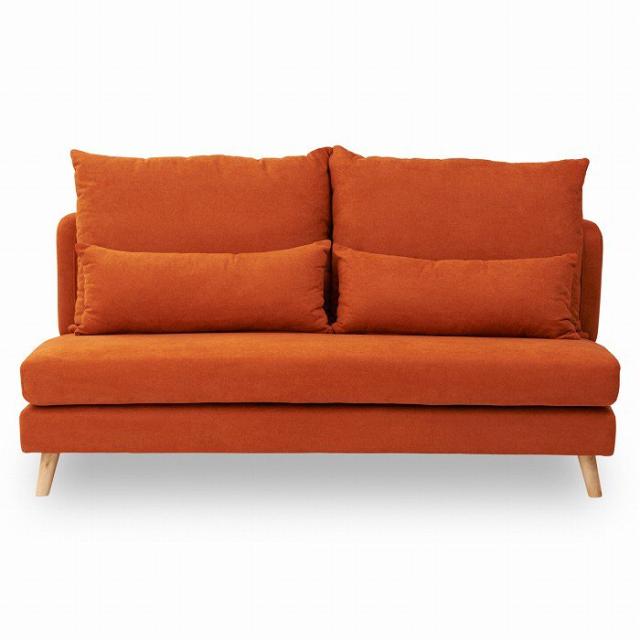 ソファ 3人掛け おしゃれ クッション付き グリーン ブルー パープル オレンジの通販は