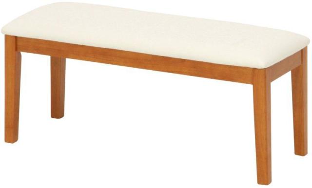 ダイニングベンチ おしゃれ 北欧 幅100×奥行38×高さ43.5cm ライトブラウンの通販は