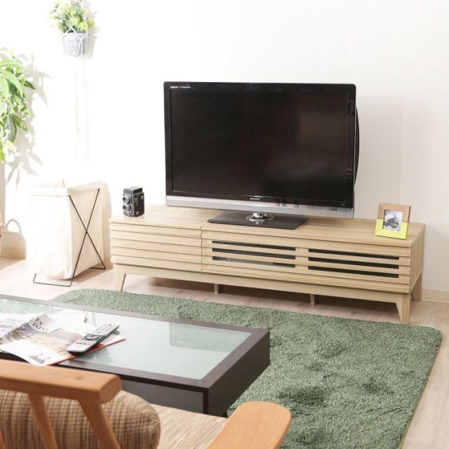 テレビ台 おしゃれ 32型・37型・46型・50型 ローボード 木製 幅150×奥行42×高さ38.5cm ナチュラルの通販は