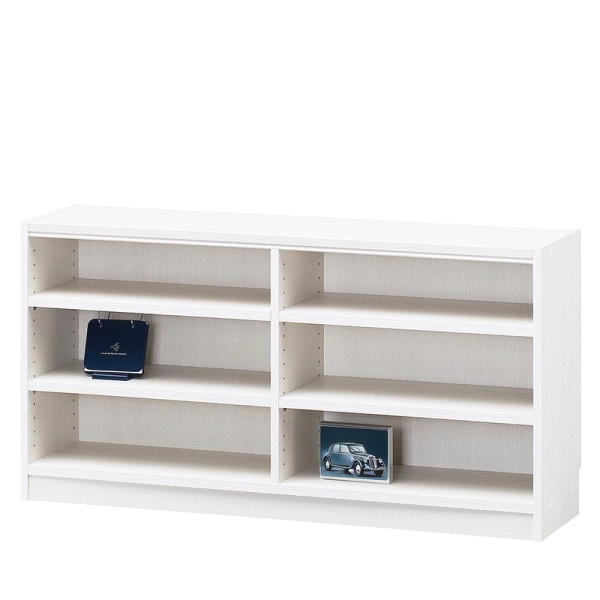 隙間収納ラック 幅117高さ60 3段 ホワイトの通販は