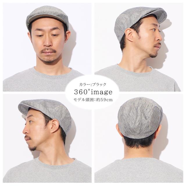 メンズ レディース オールシーズン 春 夏 春夏 春用 夏用 麻100％ 裏地メッシュ素材 ストライプ モナコハンチング ハンチング帽 ハンチング帽子 キャップ 男性 涼しい 日よけ帽子 おしゃれ | RETTER Boil リネン ストライプ メッシュ ハンチング hn-boi_14