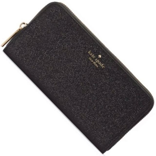 即日発送 ケイトスペード 長財布 KE443 001 GLIMMER GLITTER 色:BLACK 