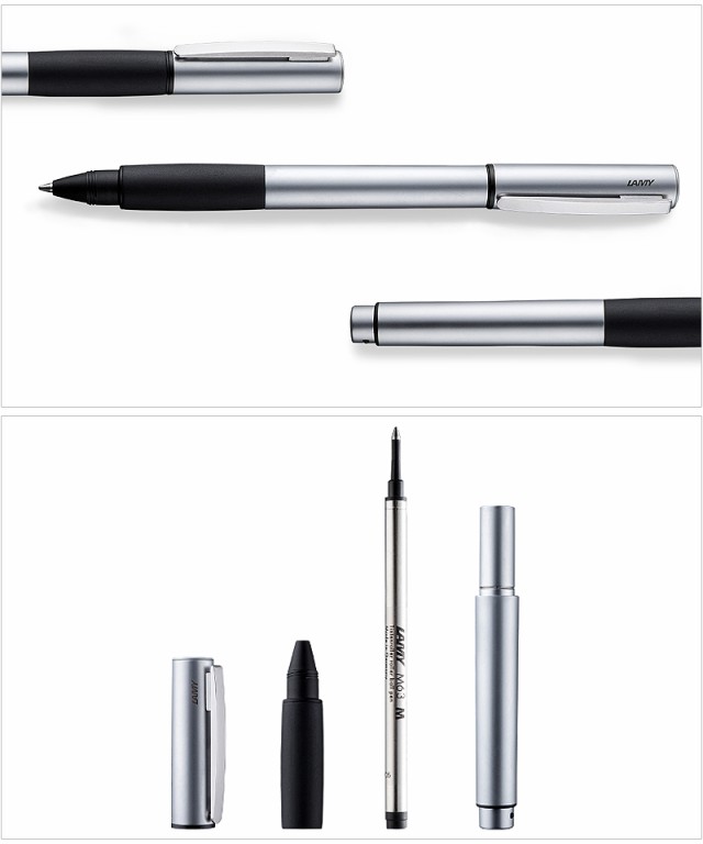 名入れ ボールペン ラミー LAMY アクセント AL ローラーボール ラバーグリップ L396KK /ウッド調グリップ L396KW  ギフトプレゼント 記念｜au PAY マーケット