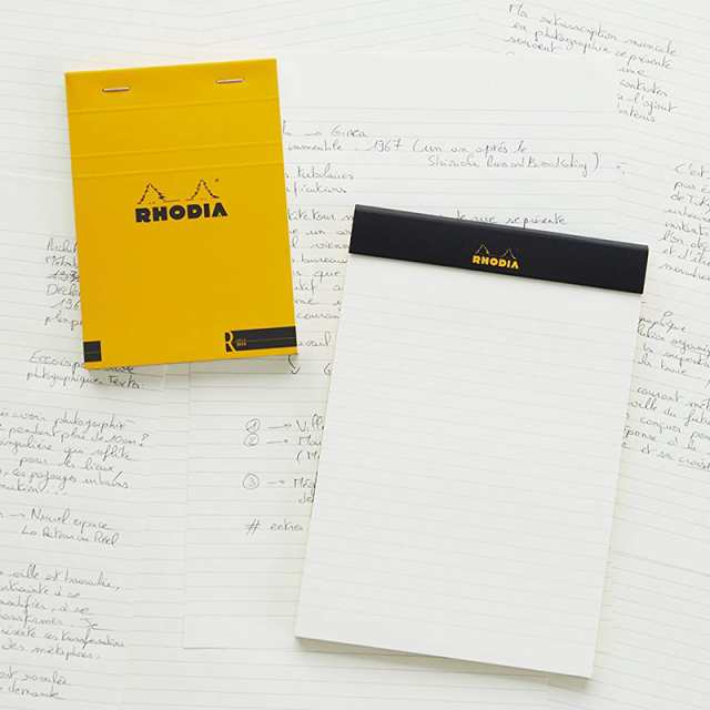 ロディア RHODIA ブロックR メモ帳 NO.16 オレンジ/ブラック 148*210