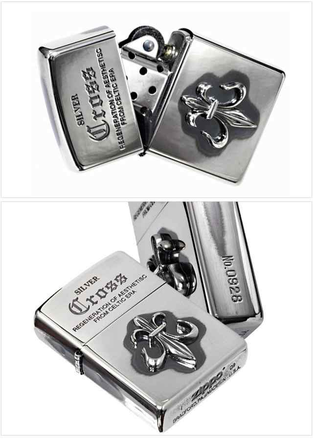 送料無料●ZIPPO ジッポライター いぶし加工クロス CRS-M