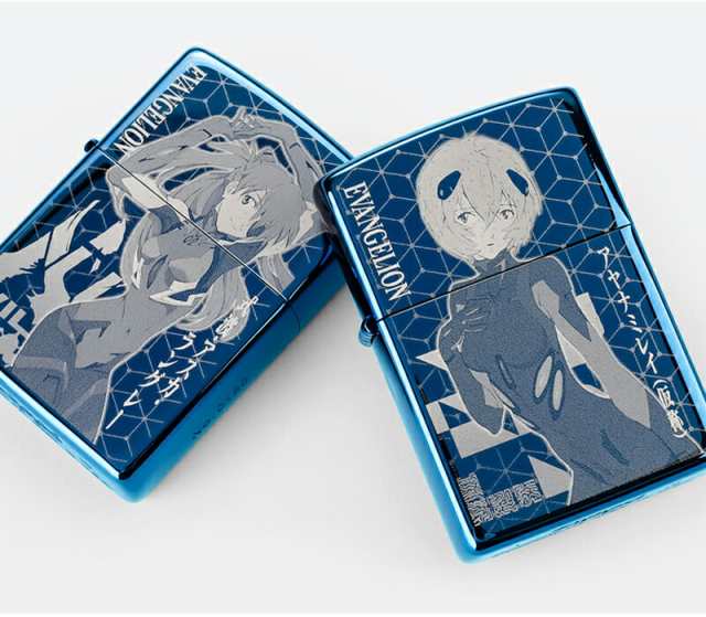 ジッポー ZIPPO ライター オリジナル EVANGELION エヴァンゲリオン 新劇場版 限定 綾波レイ EVASTORE-3700/アスカ  EVASTORE-3717/カオル ｜au PAY マーケット