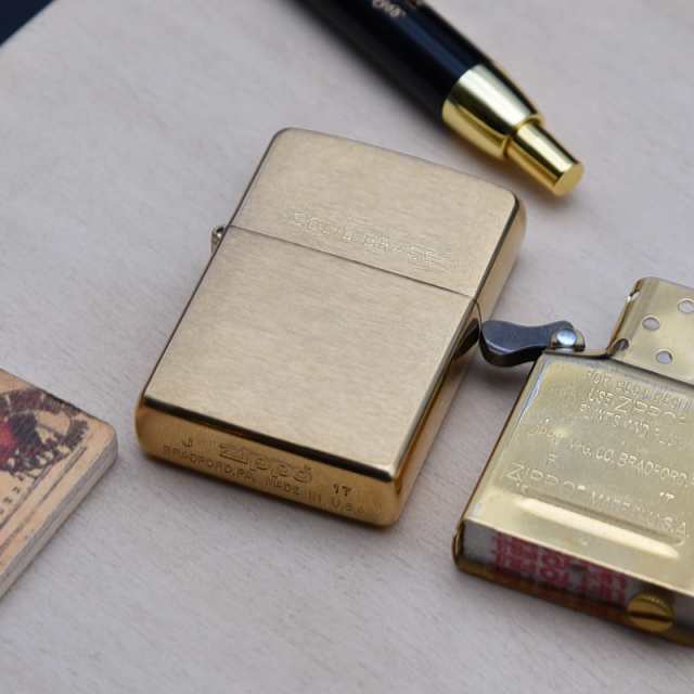 ジッポー ZIPPO ライター スタンダード ブラスサテーナ 204B/ソリッド